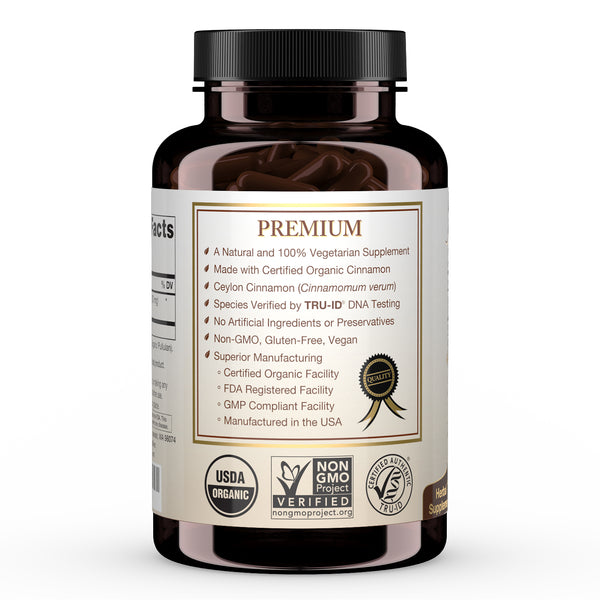 Cinnamomum Verum Supplement - 120 Capsules